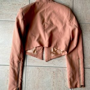 Cropped Pink Blazer